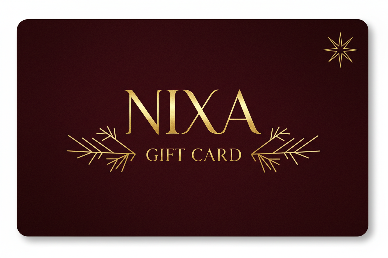Gift Card NIXA - Natale Bordeaux Oro